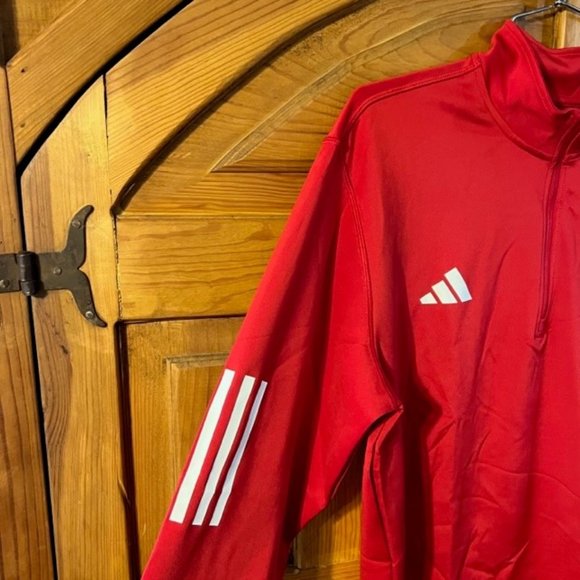 ADIDAS MENS GOLF LONG SLEEVE 1/4 ZIP - Picture 3 of 4